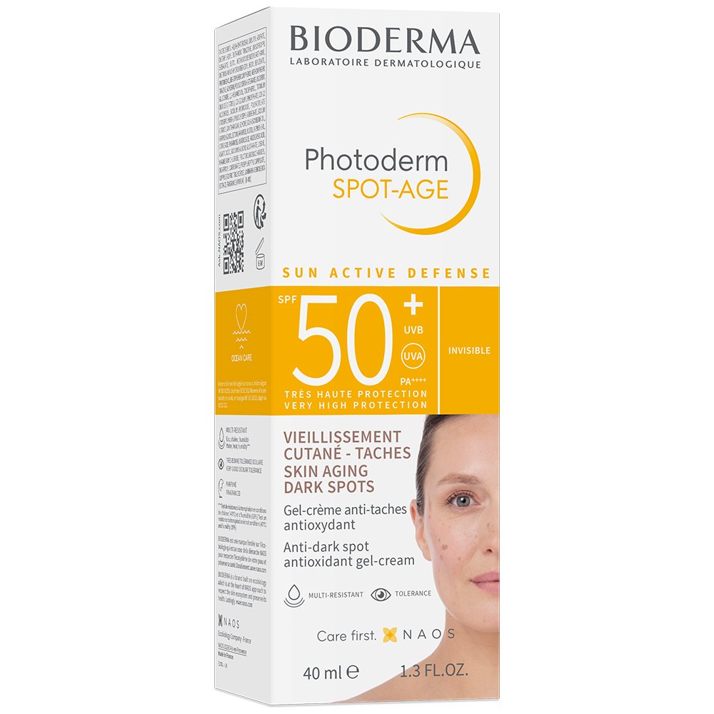 Bioderma Photoderm Spot-Age SPF50+ Gel-Cream Αντιηλιακή Κρέμα-Τζελ για Πρόσωπο με Πανάδες, 40ml