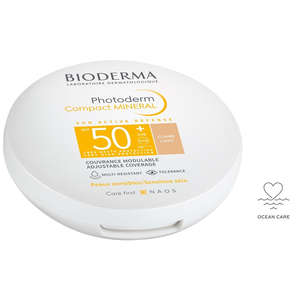 Bioderma Photoderm Compact Mineral Powder Light Shade SPF50+, 10g