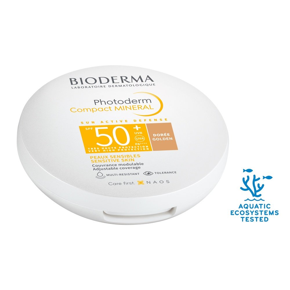 Bioderma Photoderm Compact Mineral Powder Golden Shade SPF50+, 10g