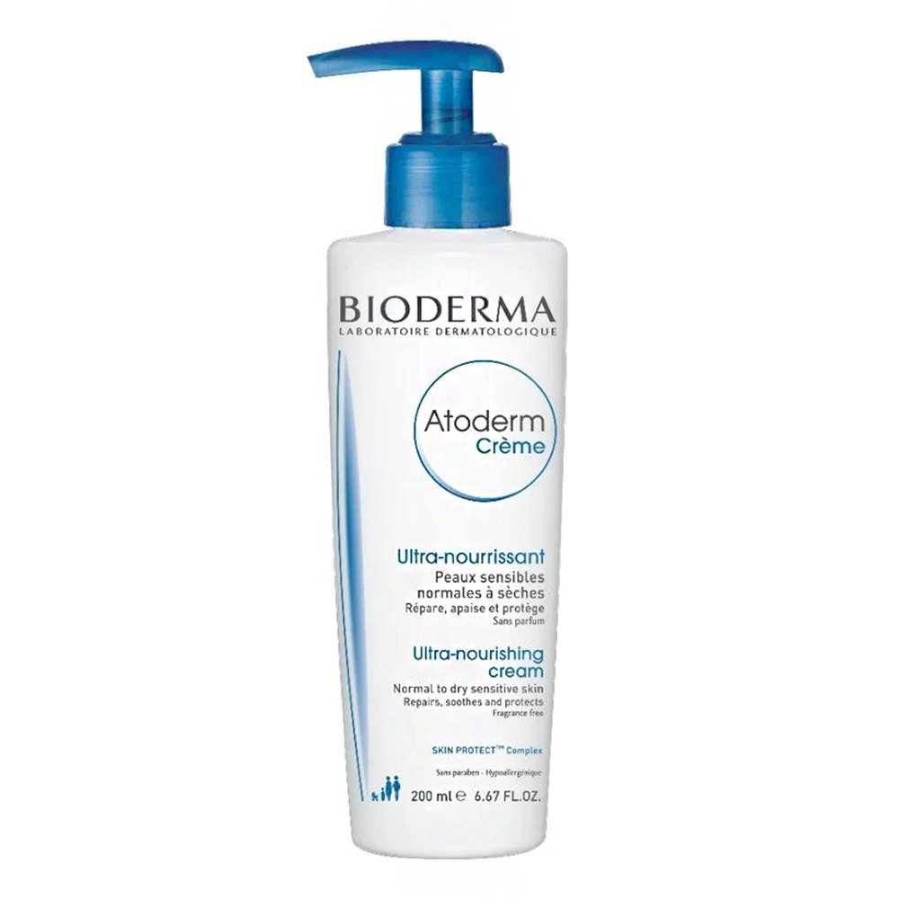 Bioderma Atoderm Creme Ultra Nourishing Cream Θρεπτικό και Προστατευτικό Γαλάκτωμα Σώματος για το μη Ανεκτικό Δέρμα, 200ml
