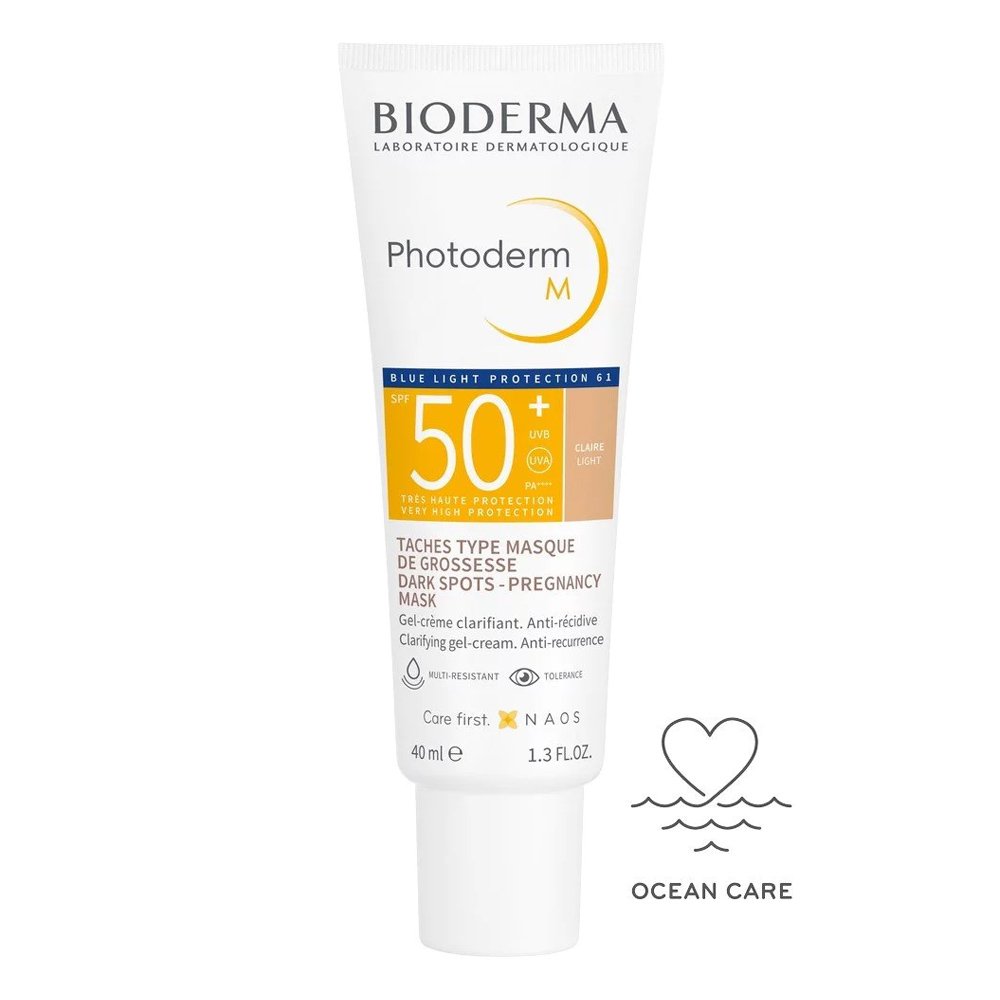 Bioderma Photoderm M Light Tinted Protective Cream Αντιηλιακό Προσώπου με Χρώμα, Απόχρωση Light, Για το Δέρμα με Υπερμελάγχρωση Spf50+, 40ml