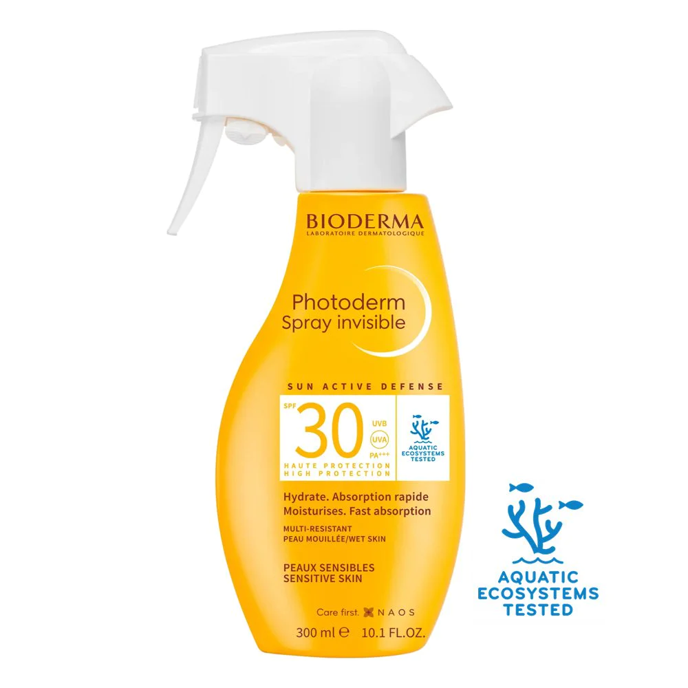 Bioderma Photoderm Invisible Spray Αντηλιακή Προστασία σε Spray SPF30+, 300ml