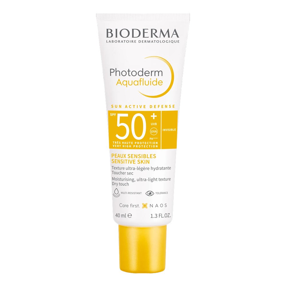 Bioderma Photoderm Aquafluide SPF50+ Invisible Sensitive Skin Αντηλιακό για Ευαίσθητα Δέρματα, 40ml