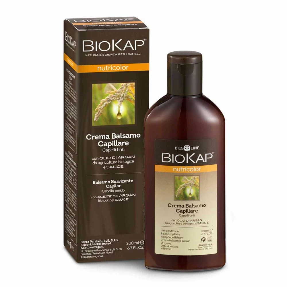 Biokap Nutricolor Conditioner Μαλακτική Κρέμα για βαμμένα μαλλιά, 200ml Biokap Nutricolor Conditioner Μαλακτική Κρέμα για βαμμένα μαλλιά, 200ml