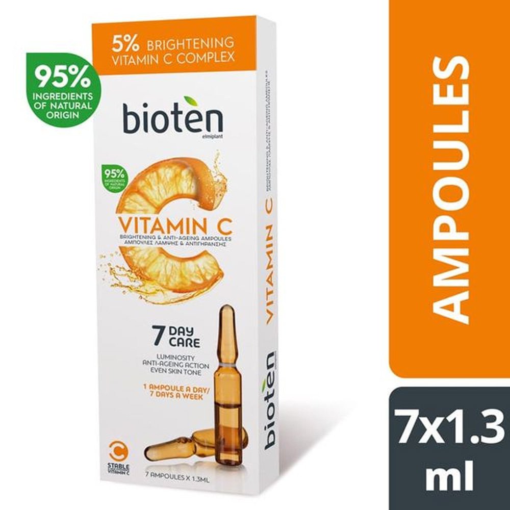 Bioten Anti-Age Αμπούλες Vitamin C, 7 αμπούλες