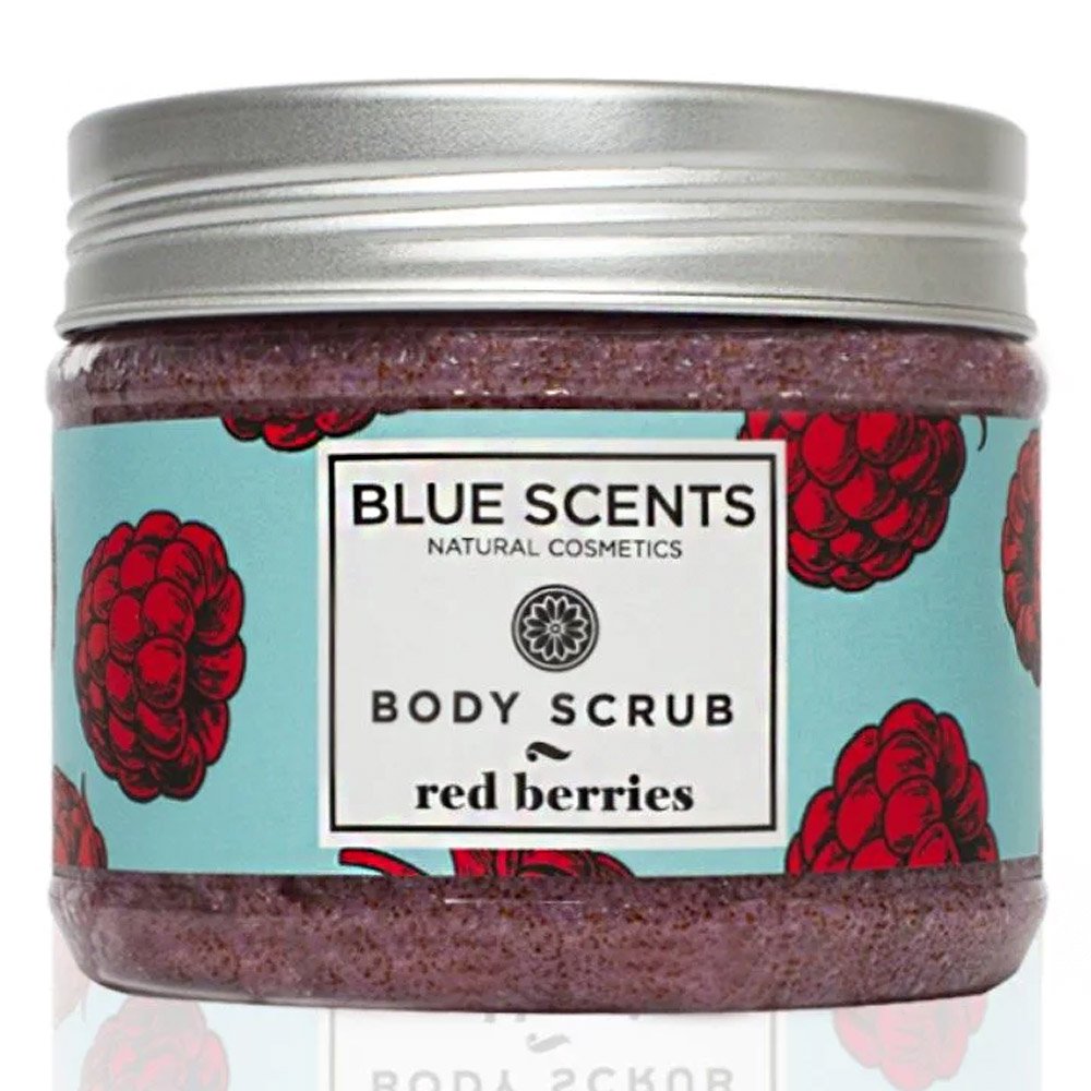 Blue Scents Body Scrub Red Berries Για Απολέπιση Σώματος, 200ml