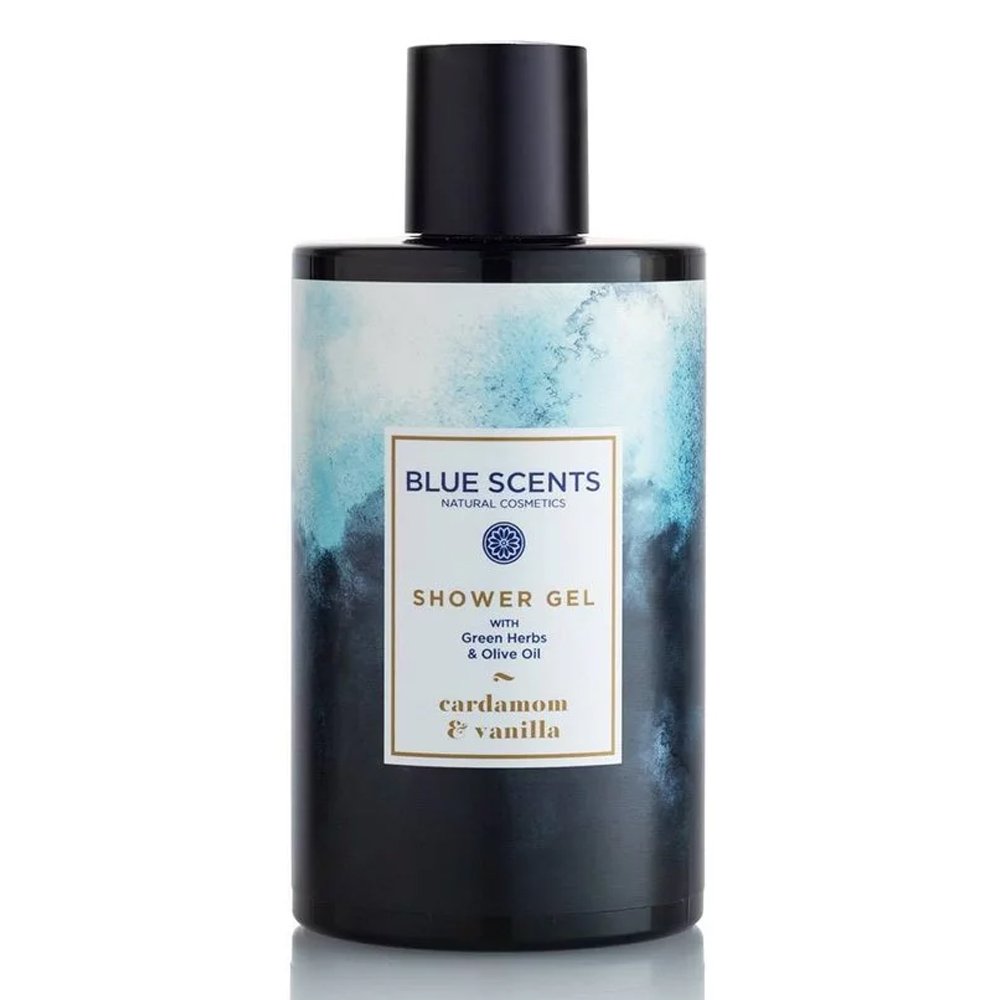 Blue Scents Shower Gel Ανδρικό Αφρόλουτρο Σώματος Cardamom & Vanilla, 300ml