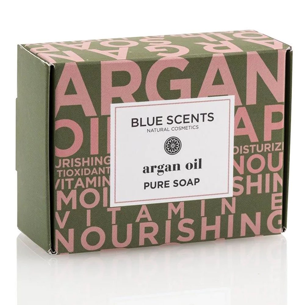 Blue Scents Soap Argan Oil Σαπούνι για Πρόσωπο & Σώμα, 135g
