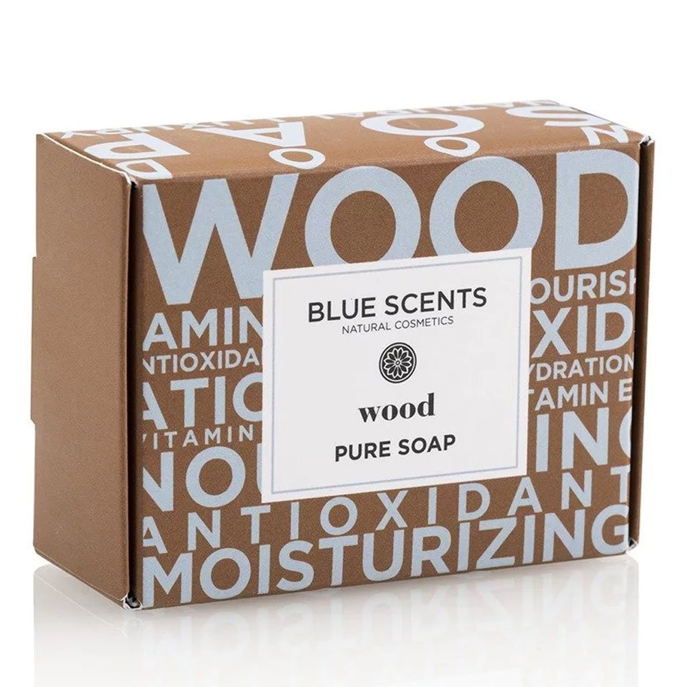 Blue Scents Soap Wood Σαπούνι για Πρόσωπο & Σώμα, 135g