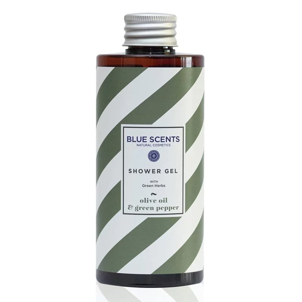 Blue Scents Shower Gel Ανδρικό Αφρόλουτρο Σώματος Olive Oil & Green Pepper, 300ml	