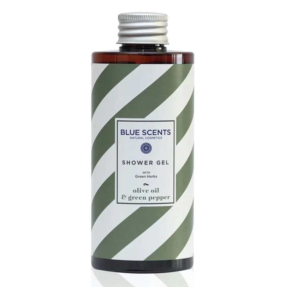 Blue Scents Shower Gel Ανδρικό Αφρόλουτρο Σώματος Olive Oil & Green Pepper, 300ml Blue Scents Shower Gel Ανδρικό Αφρόλουτρο Σώματος Olive Oil & Green Pepper, 300ml
