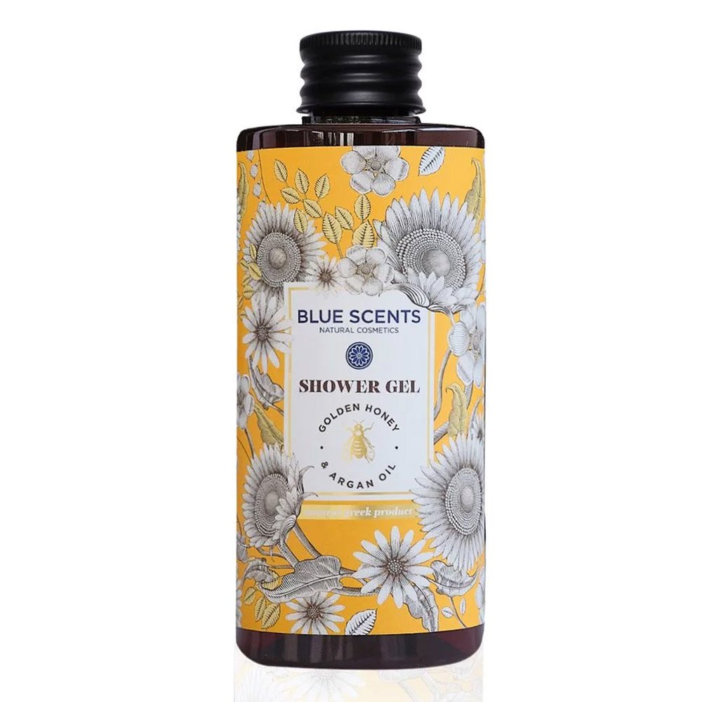 Blue Scents Shower Gel Αφρόλουτρο Σώματος Golden Honey & Argan Oil, 300ml