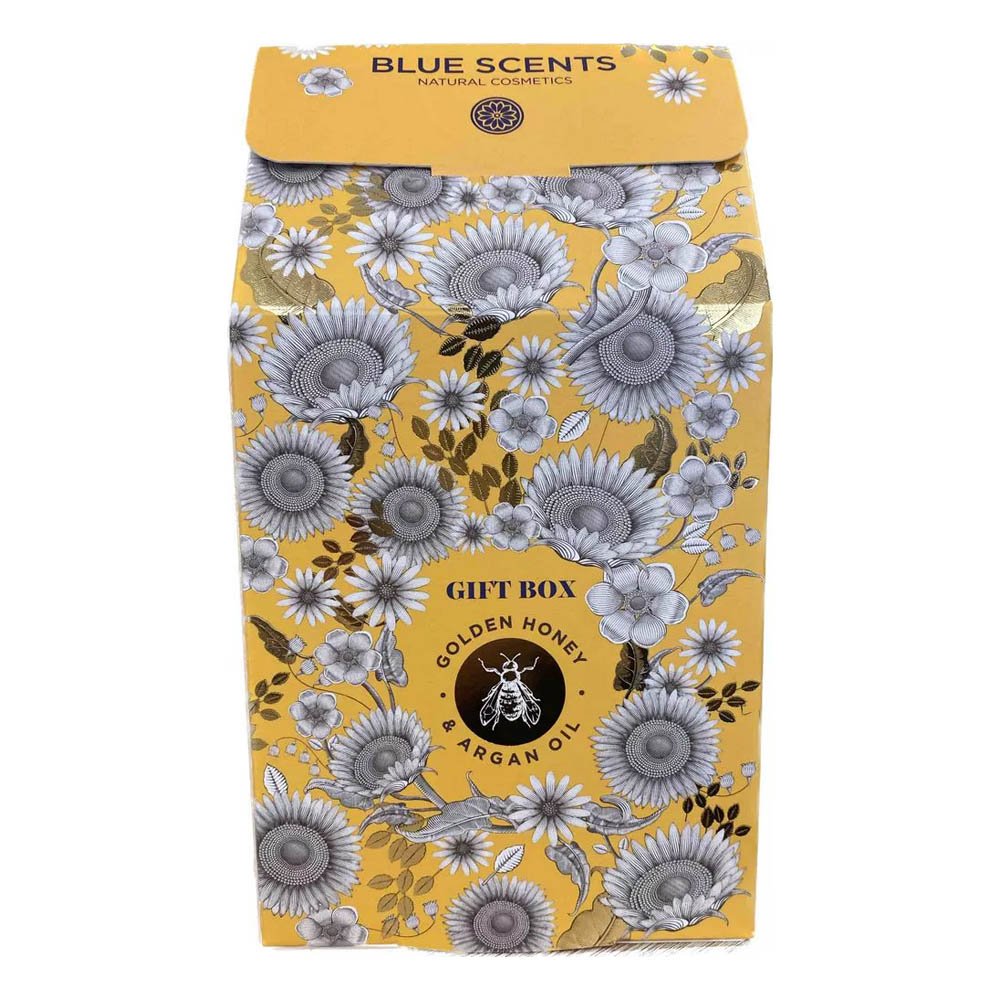 Blue Scents Promo Gift Box Golden & Argan Shower Gel Αφρόλουτρο, 300ml & Body Balsam Ενυδατικό Γαλάκτωμα, 300ml