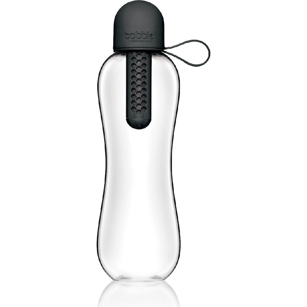 Bobble Infuse Μπουκάλι Νερού Με Φίλτρο Άνθρακα, Μαύρο - 590ml