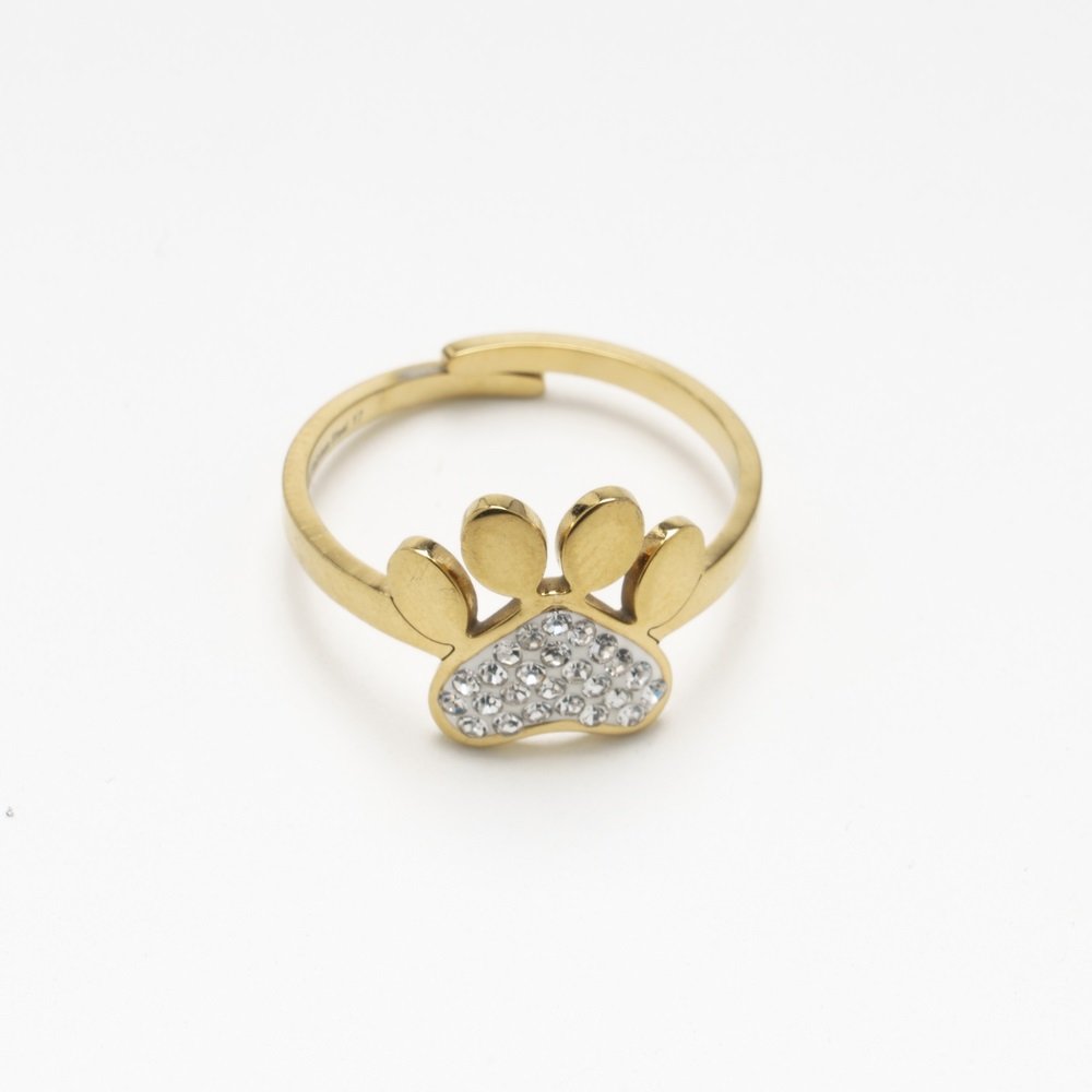 Borghetti Pharma Δαχτυλίδι με Πατούσα σε Χρυσό Χρώμα 0941, 1τμχ	