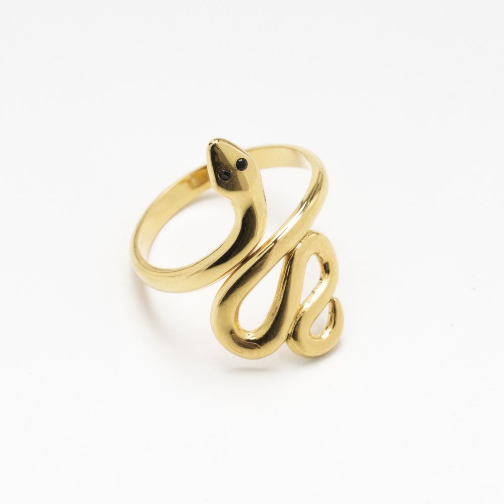 Borghetti Pharma Δαχτυλίδι με Φίδι σε Χρυσό Χρώμα 0943, 1τμχ	