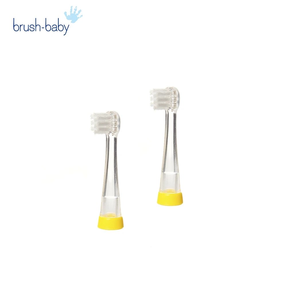 Brush-Baby Baby Sonic Replacament Brush Heads Aνταλλακτικά με Κεφαλή 3-6 ετών, 2τμχ