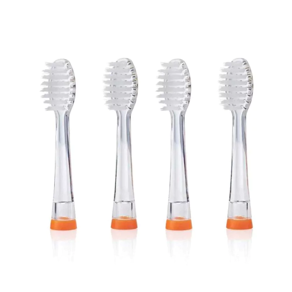 Brush-Βaby Kidzsonic Ανταλλακτικά Παιδικής Ηλεκτρικής Οδοντόβουρτσας για 6+ χρονών, 4 τμχ