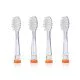 Brush-Βaby Kidzsonic Ανταλλακτικά Παιδικής Ηλεκτρικής Οδοντόβουρτσας για 6+ χρονών, 4 τμχ