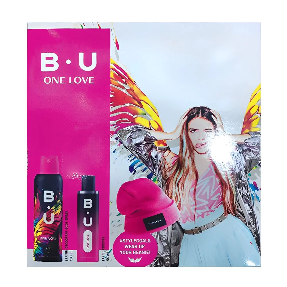 B.U. Candy Love Eau de Toilette 50ml, Deodorant Spray 150ml & Gift Beanie B.U. Candy Love Eau de Toilette 50ml, Deodorant Spray 150ml & Gift Beanie