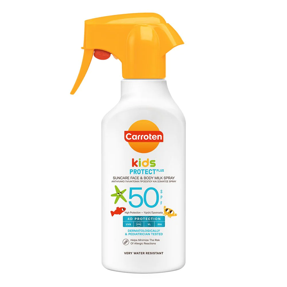 Carroten Παιδικό Αντηλιακό Γαλάκτωμα Trigger Spray SPF50, 270ml Carroten Παιδικό Αντηλιακό Γαλάκτωμα Trigger Spray SPF50, 270ml
