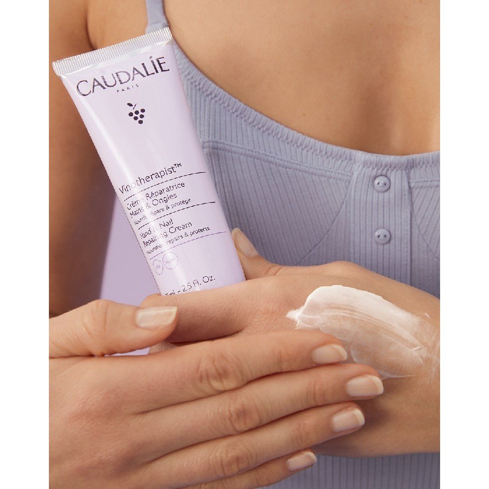 Caudalie Vinotherapist Hand & Nail Cream Ενυδατική & Επανορθωτική Κρέμα Χεριών & Νυχιών, 75ml