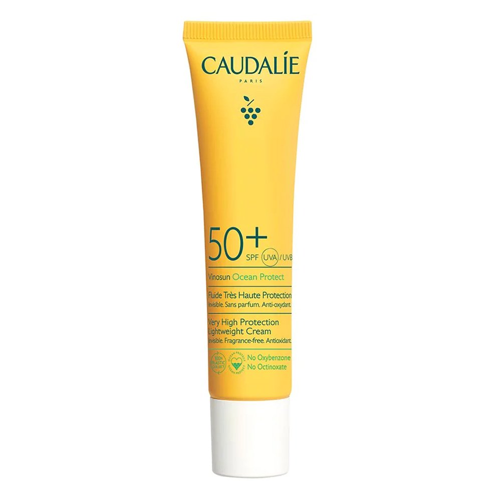 Caudalie Vinosun Ocean Protect Lightweight Cream Αντηλιακή Κρέμα Προσώπου SPF50+, 40ml