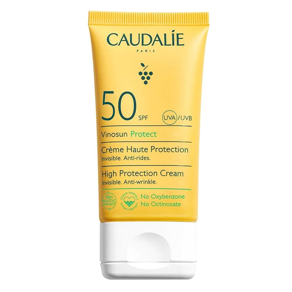 Caudalie Vinosun Protect High Protection Cream Αντιηλιακή Κρέμα Προσώπου με SPF50, 50ml