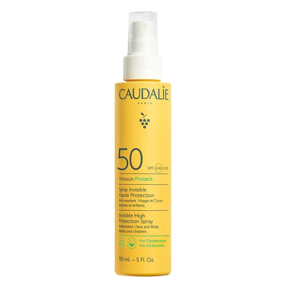 Caudalie Vinosun Protect Invisible High Protection Spray SPF50 Αντηλιακό Σπρέι για Πρόσωπο & Σώμα, 150ml Caudalie Vinosun Protect Invisible High Protection Spray SPF50 Αντηλιακό Σπρέι για Πρόσωπο & Σώμα, 150ml