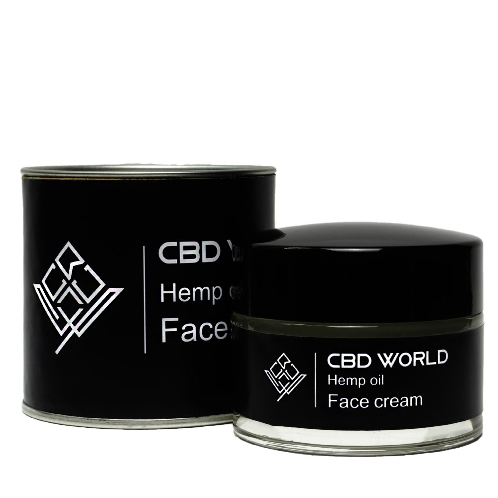 CBD World Hemp Oil Face Cream Αντιγηραντική Κρέμα Προσώπου, 50ml