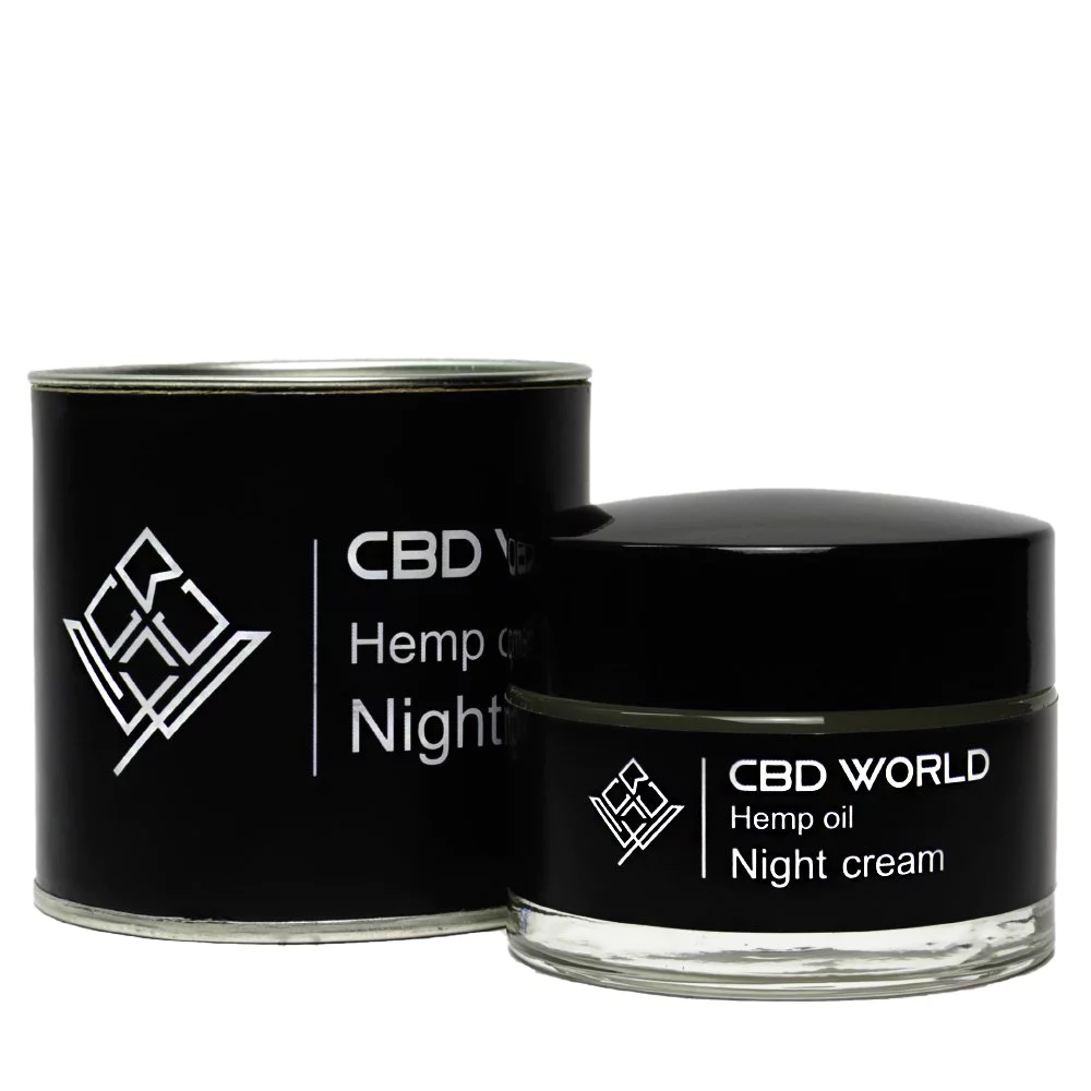CBD World Hemp Oil Night Cream Κρέμα Νυκτός, 50ml CBD World Hemp Oil Night Cream Κρέμα Νυκτός, 50ml
