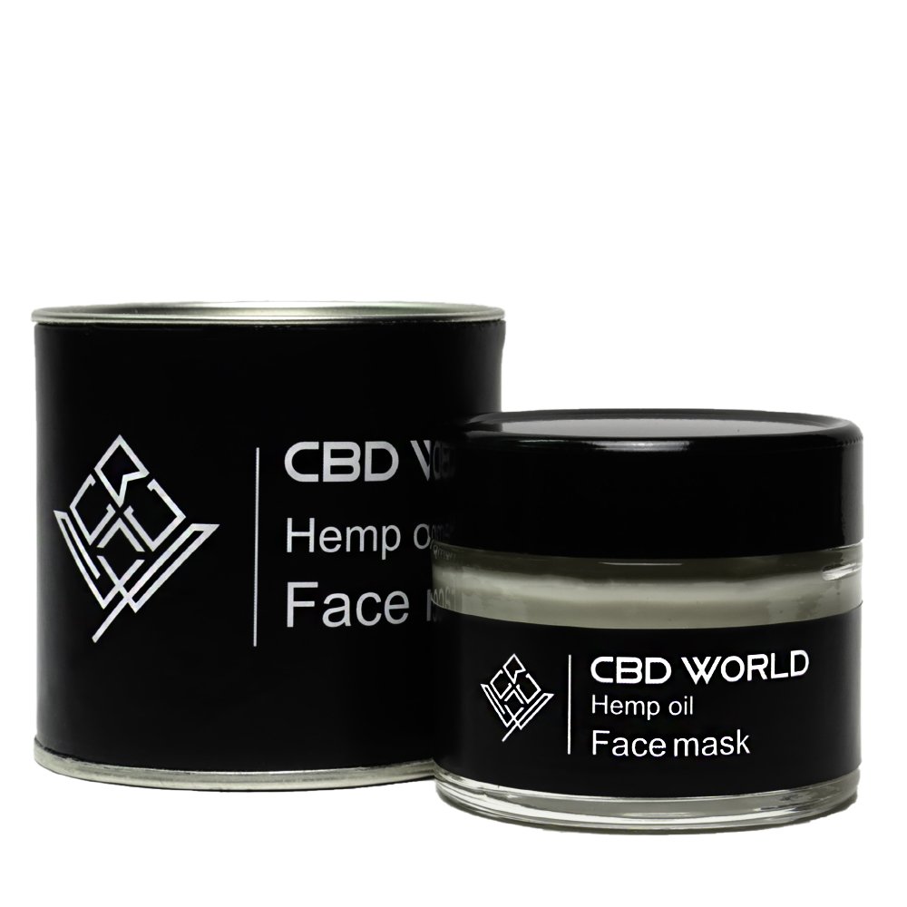 CBD World Hemp Oil Face Mask Μάσκα Προσώπου, 50ml