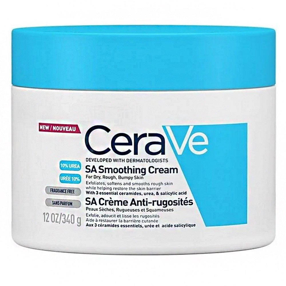  CeraVe SA Smoothing Cream Κρέμα που Ενυδατώνει & Απολεπίζει, 340gr