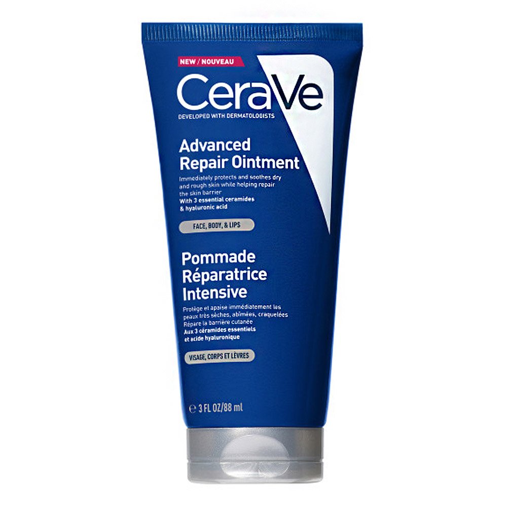 CeraVe Advanced Repair Ointment Επανορθωτική Αλοιφή για Πρόσωπο, Σώμα και Χείλη με 3 Απαραίτητα Ceramides, 88ml