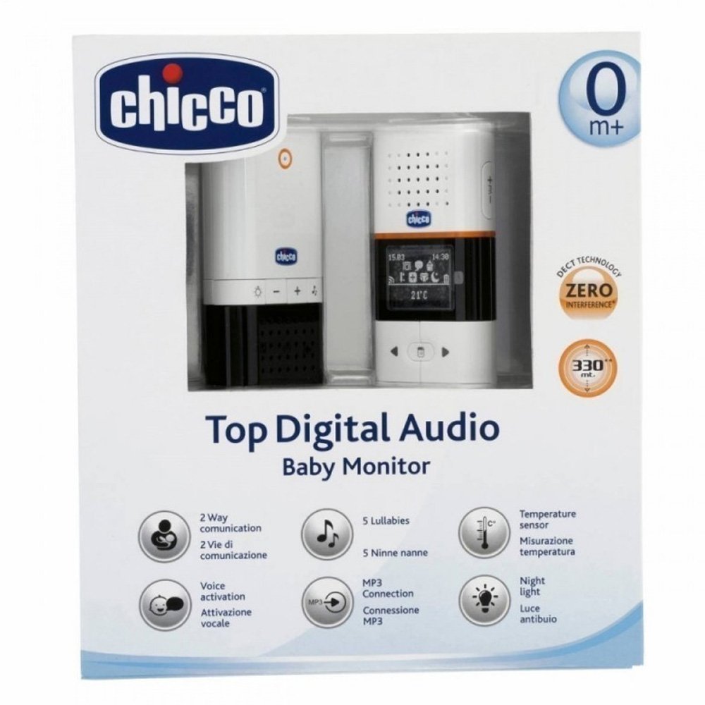 Chicco Top Audio Digital G10-02565-00 Baby Monitor Ενδοεπικοινωνία, 1τμχ