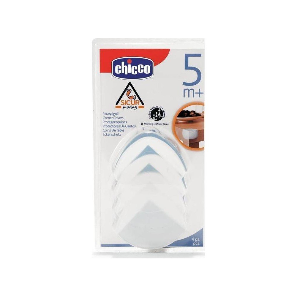 Chicco Safe Corner Covers Προστατευτικά για Γωνίες 5m+, 4 τμχ