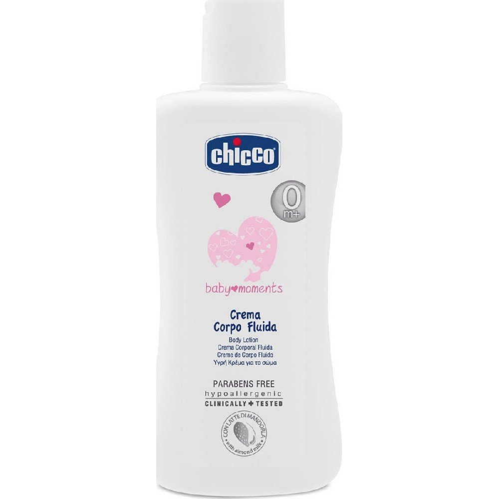 Chicco Baby Moments Γαλάκτωμα Σώματος 0+ μηνών - 200ml