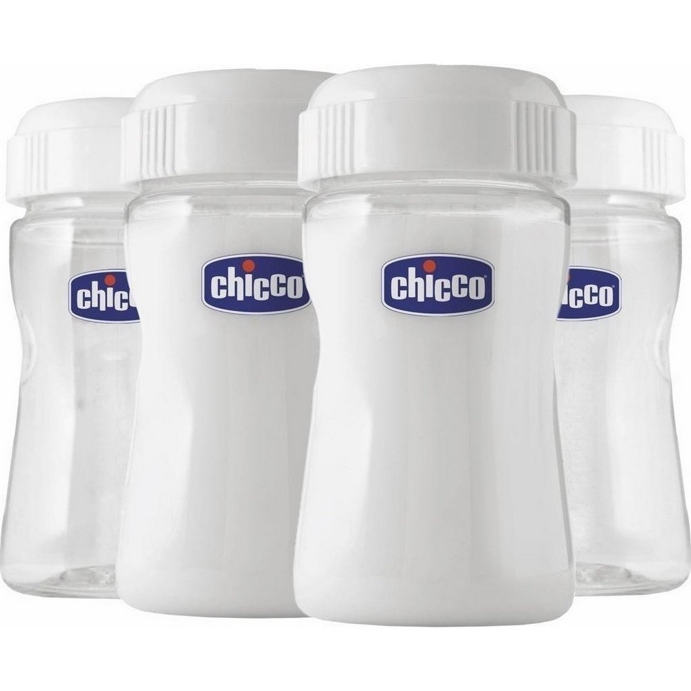 Chicco Μπουκάλια Διατήρησης Μητρικού Γάλακτος 0m+ 150ml, 4τμχ