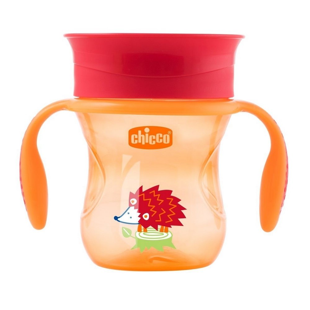 Chicco Κύπελο Perfect 360◦ Πορτοκαλί για 12+ Μηνών, 200ml