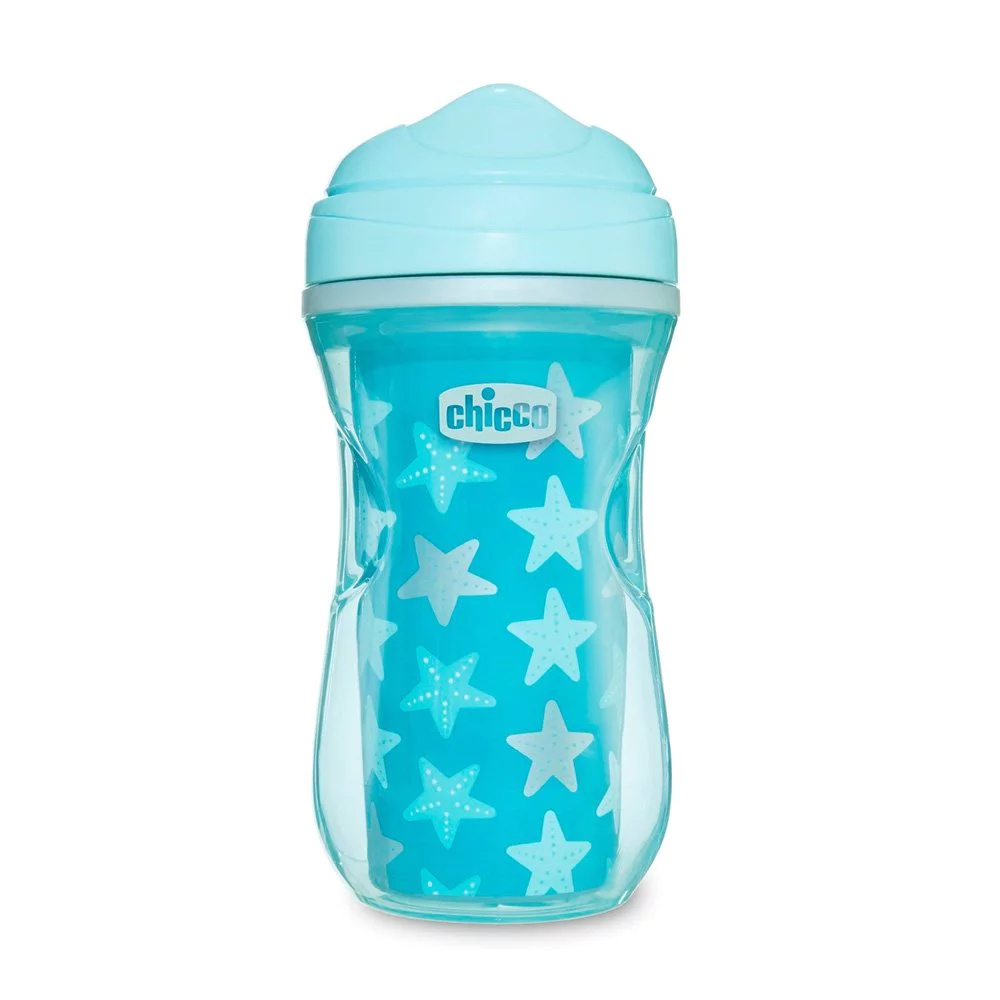 Chicco Active Cup Εκπαιδευτικό Κύπελλο 14m+ Σιέλ 266ml, 1 τμχ Chicco Active Cup Εκπαιδευτικό Κύπελλο 14m+ Σιέλ 266ml, 1 τμχ