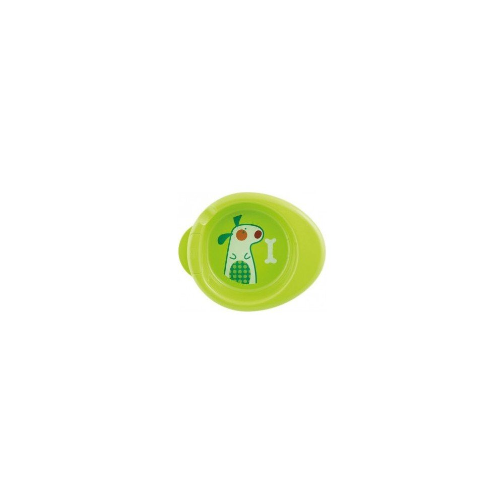 Chicco Warmy Plate Πράσινο 6m+-Πιάτο Θερμός σε Πράσινο Χρώμα, 1 τεμάχιο 16000-30