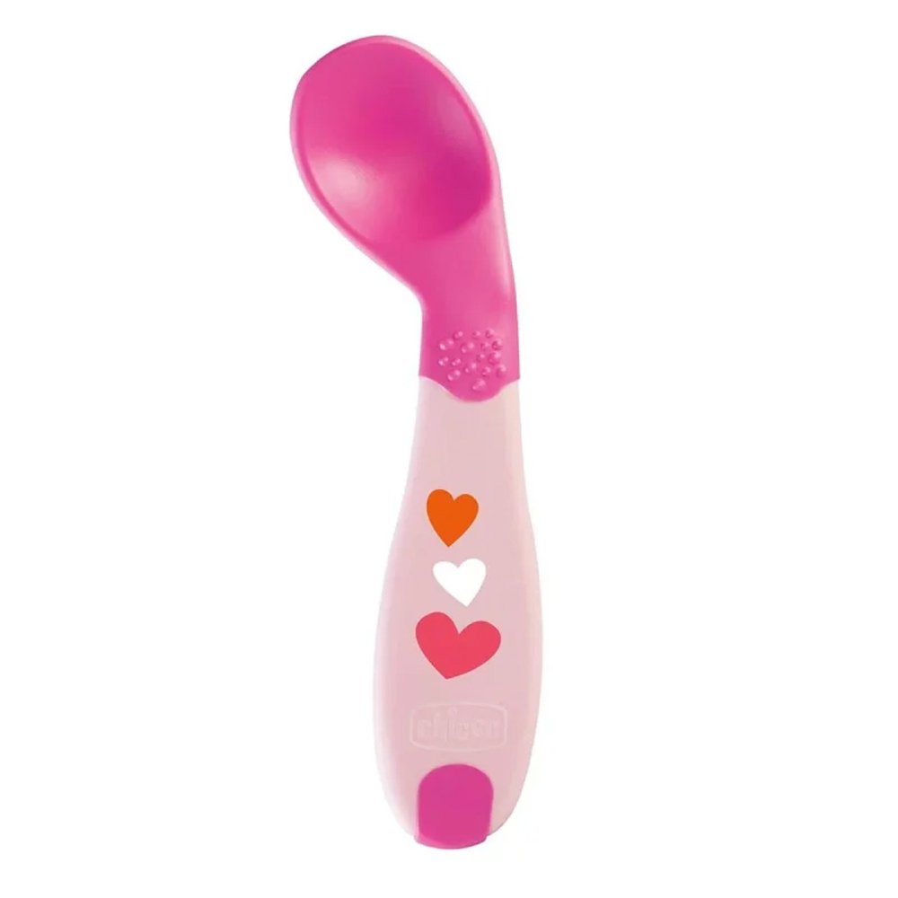 Chicco Baby's First Spoon Κουτάλι Σιλικόνης για Βρέφη 8m+ (16100-30), 1τεμ