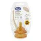 Chicco Original Touch Θηλή Καουτσούκ Κανονική Ροή 2-4m+, 2 τεμ