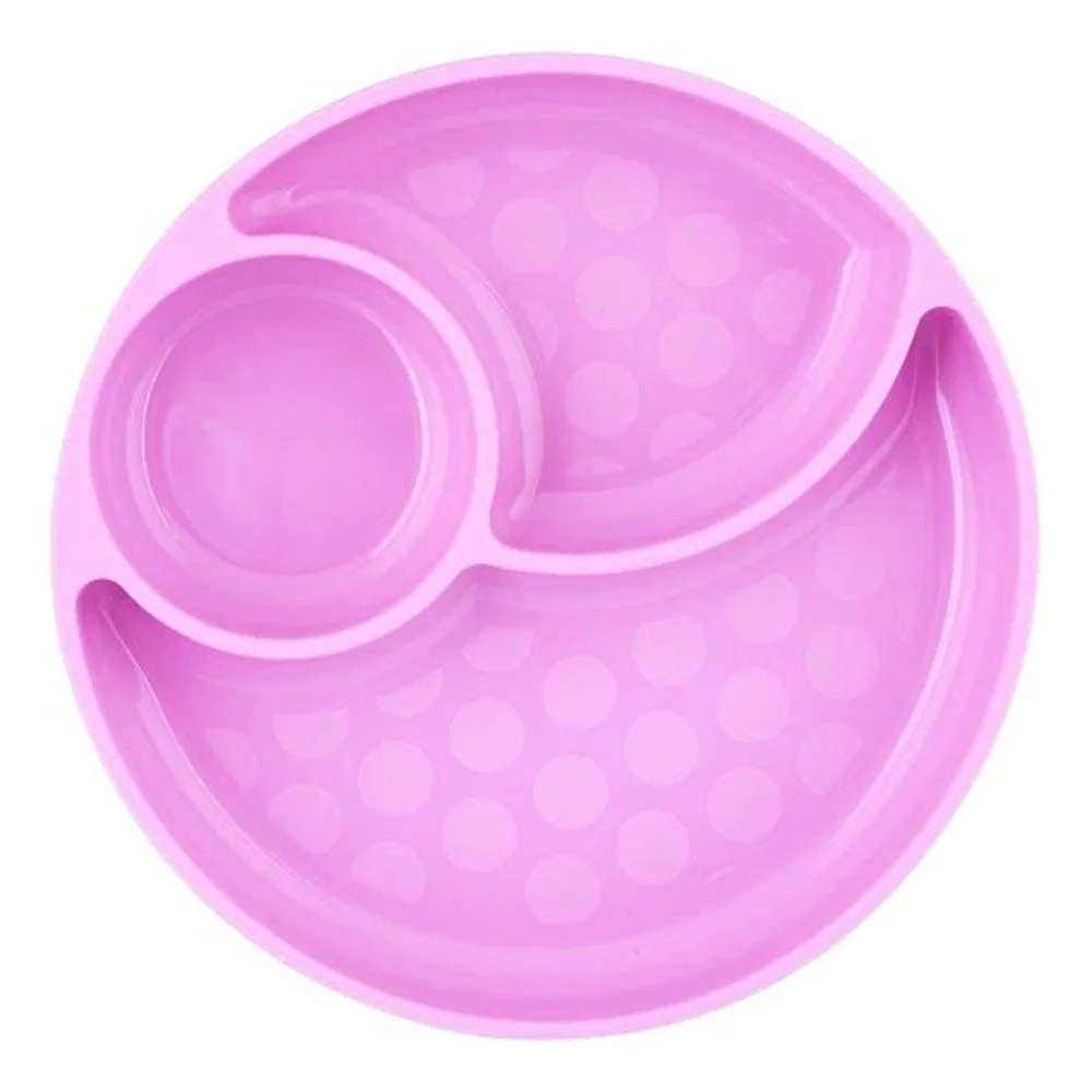 Chicco Πιάτο με Χωρίσματα Ροζ 12m+, 1τμχ Chicco Πιάτο με Χωρίσματα Ροζ 12m+, 1τμχ
