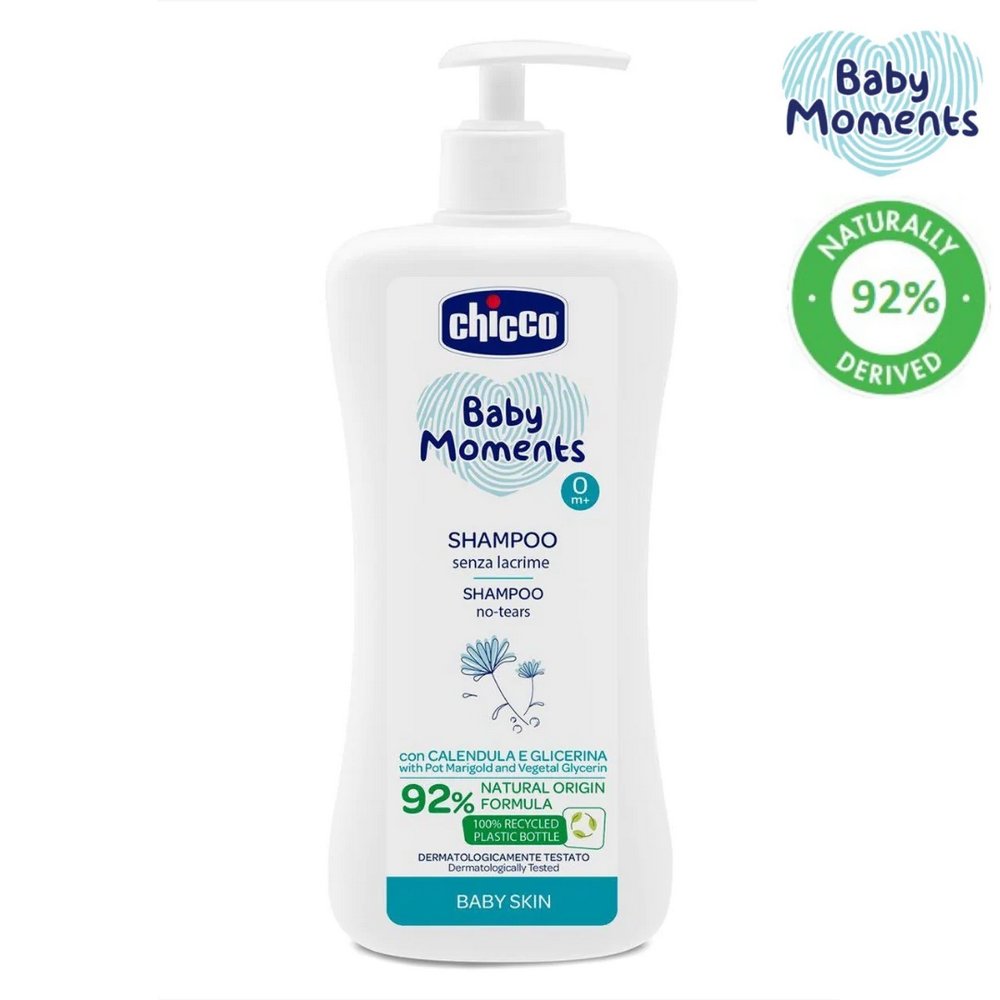 Chicco Baby Moments Tear-Free Bath Shampoo Βρεφικό Σαμπουάν, 750ml