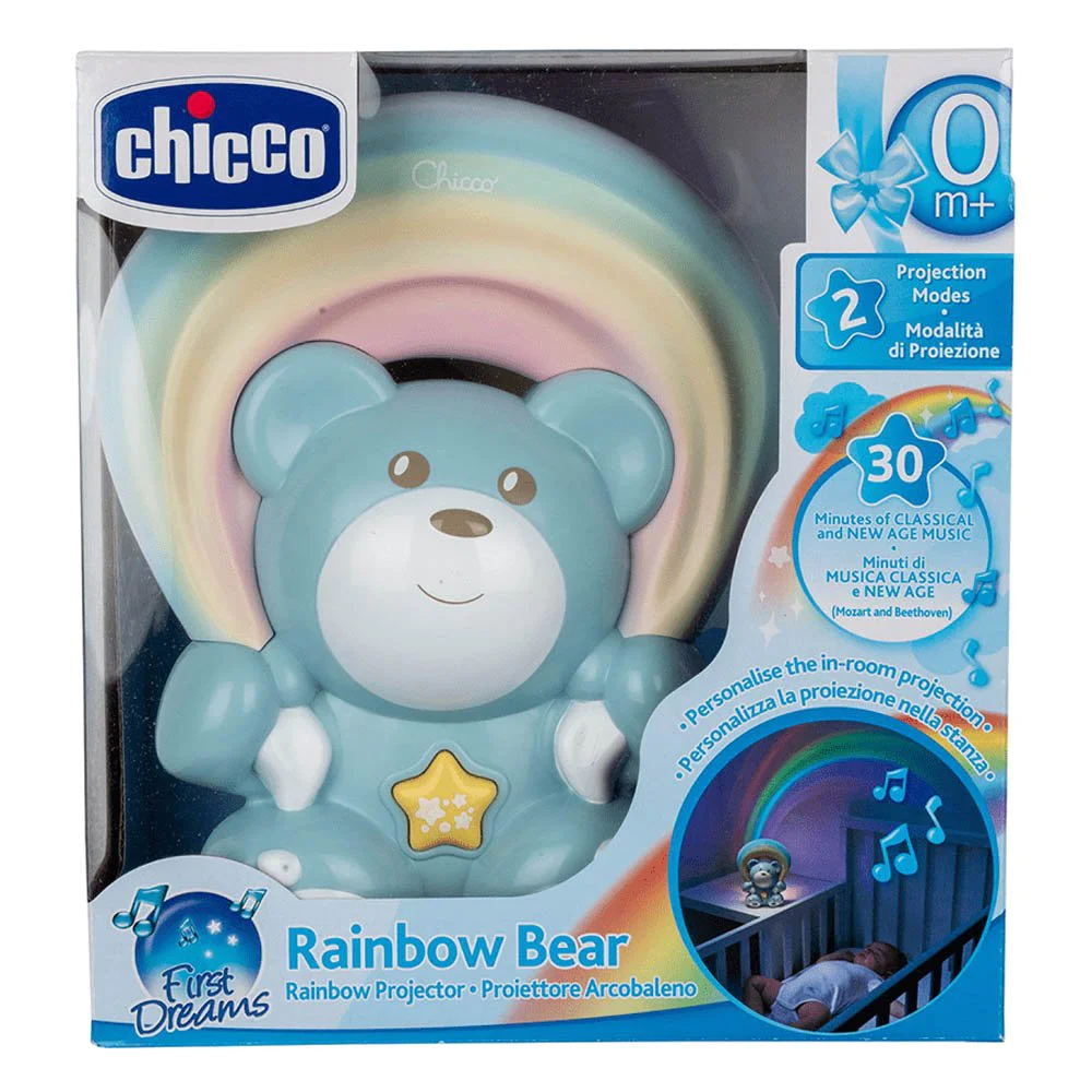 Chicco Rainbow Bear με Μουσική και Φως για Νεογέννητα, 1τμχ Chicco Rainbow Bear με Μουσική και Φως για Νεογέννητα, 1τμχ