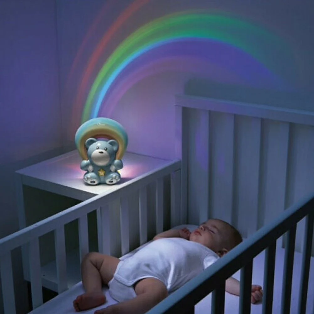 Chicco Rainbow Bear με Μουσική και Φως για Νεογέννητα, 1τμχ Chicco Rainbow Bear με Μουσική και Φως για Νεογέννητα, 1τμχ
