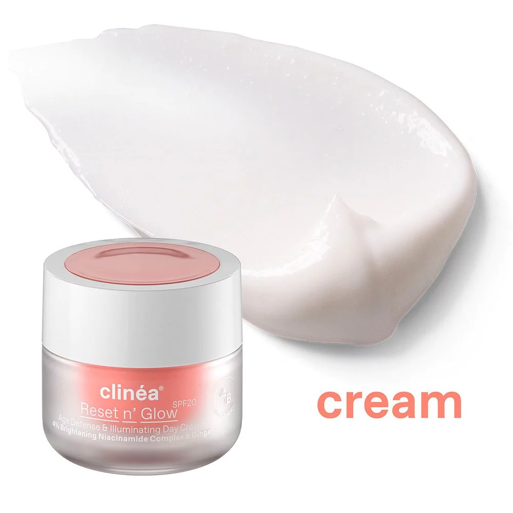 Clinéa Reset n' Glow SPF20 Κρέμα Ημέρας Αντιγήρανσης & Λάμψης, 50ml