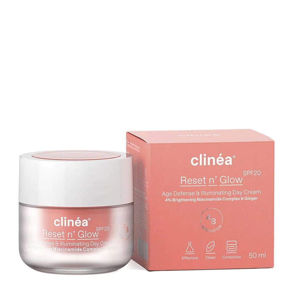 Clinéa Reset n' Glow SPF20 Κρέμα Ημέρας Αντιγήρανσης & Λάμψης, 50ml