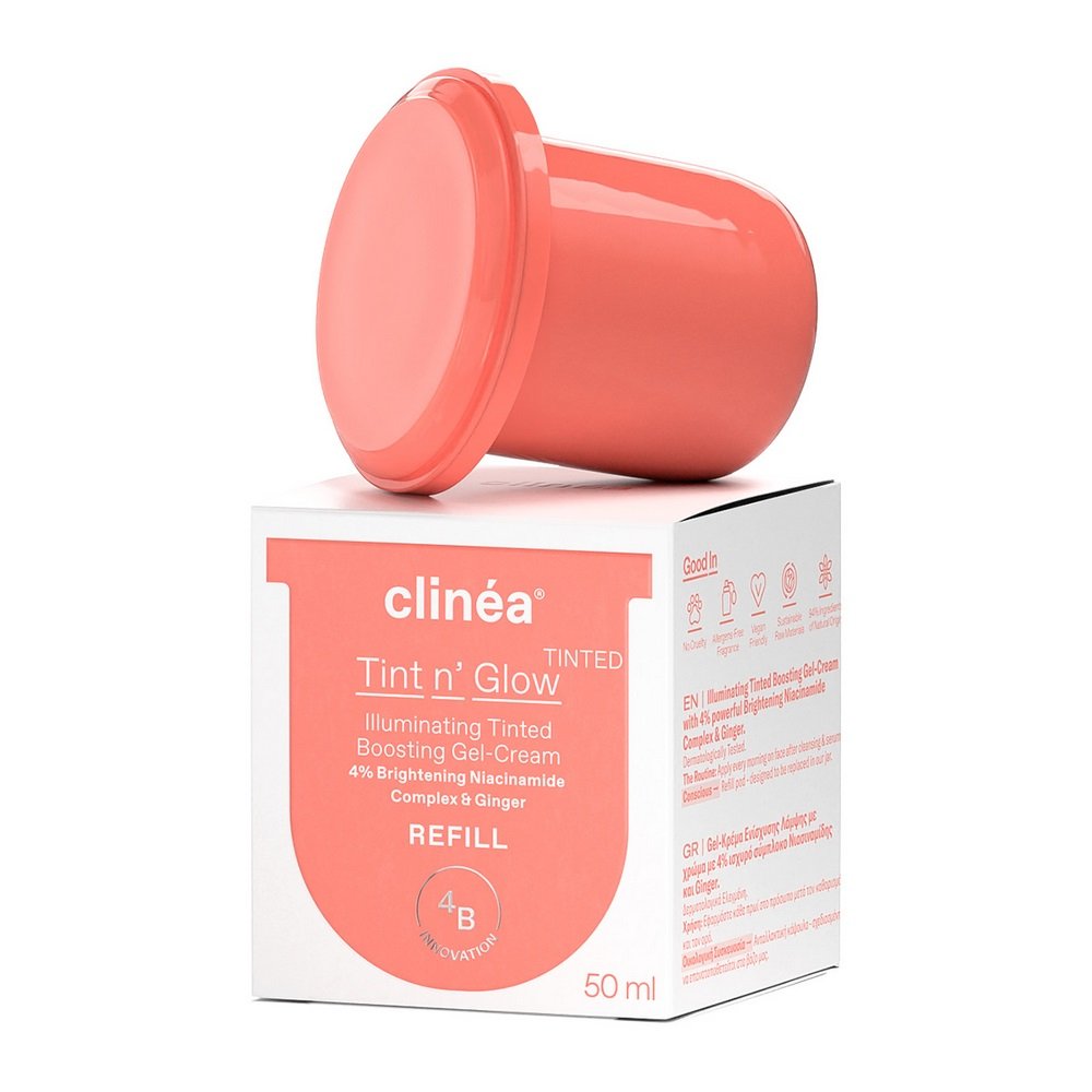 Clinéa Tint n' Glow Refill Gel Κρέμα Ενίσχυσης Λάμψης με Χρώμα, 50ml
